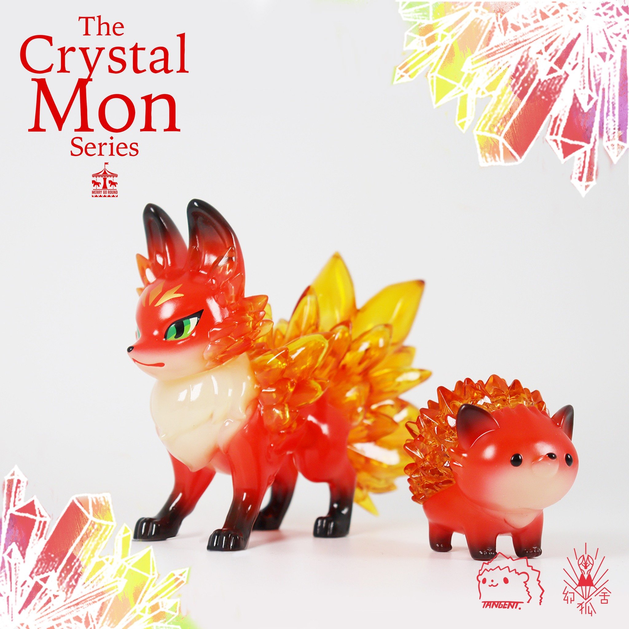 Tangent x Genkosha x Merry Go Round Genko Crystal Fox Citrine — Ko